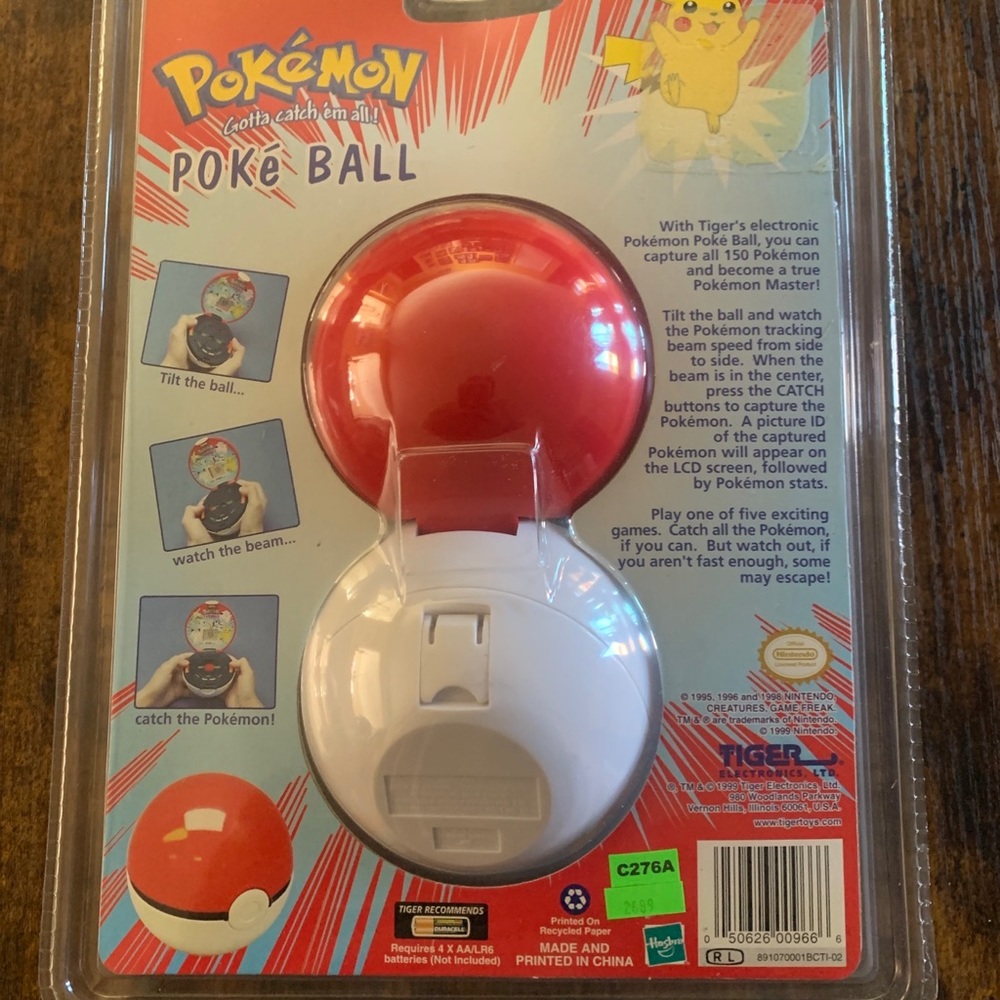 Tiger electronics Pokémon pokeball